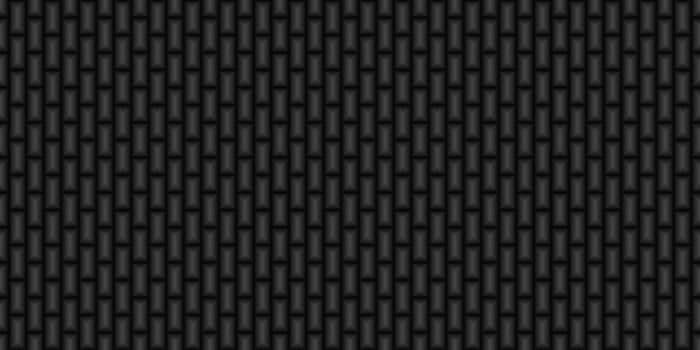 Dark black Geometric grid Carbon fiber background Modern dark abstract seamless texture vector