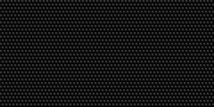 Dark black Geometric grid Carbon fiber background Modern dark abstract seamless texture vector