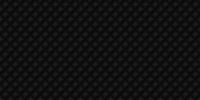 Dark black Geometric grid Carbon fiber background Modern dark abstract seamless texture vector