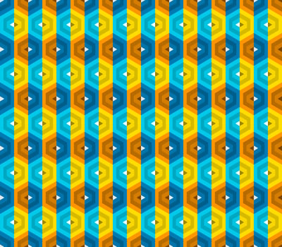 Abstract Hexagon structure Dark geometric background vector