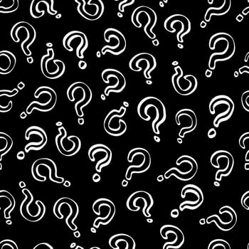 Question Mark Seamless Pattern Background vector