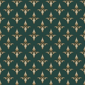 Seamless victorian pattern vector