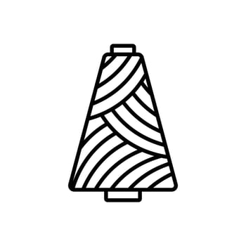 wool yarn logo icon design vector