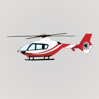 Helicopter vector illustration
