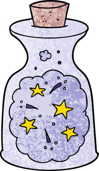 cartoon magic potion vector