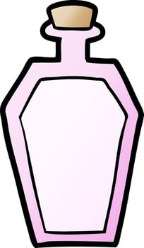 Cartoon perfume bottle vector