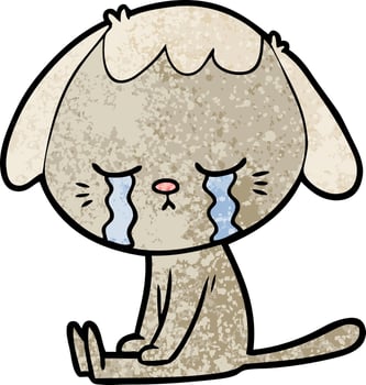 Vector dog character in cartoon style