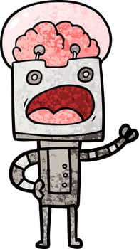 cartoon robot character vector