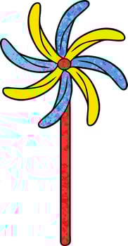 vector toy windmill