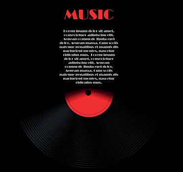 Abstract Music Background Vector Illustration for Your Design