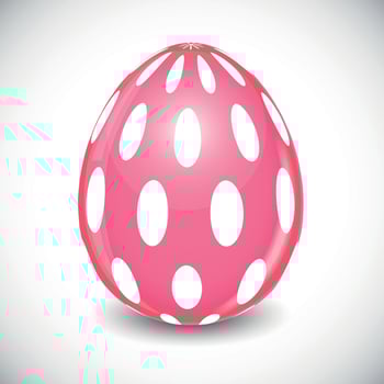 Beautiful Easter Egg Background Vector Illustration