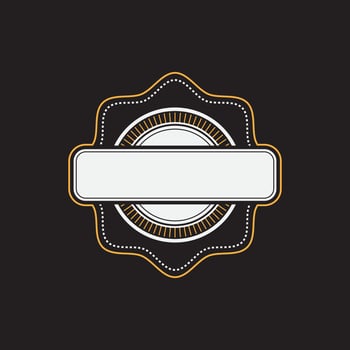 Circle badge emblem design vector