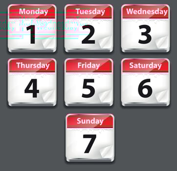 Vector illustration of apps icon set