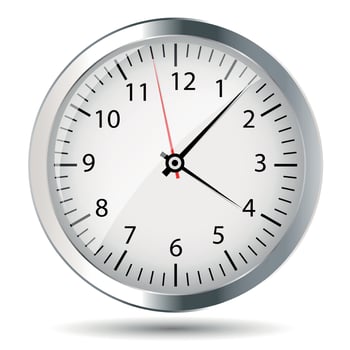 Silver watch vector illustration