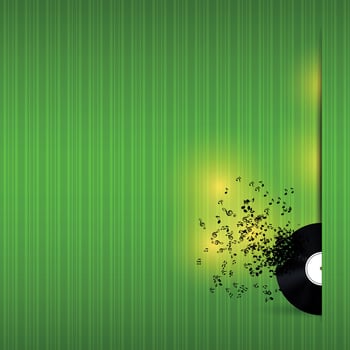 Abstract music background vector illustration for your design