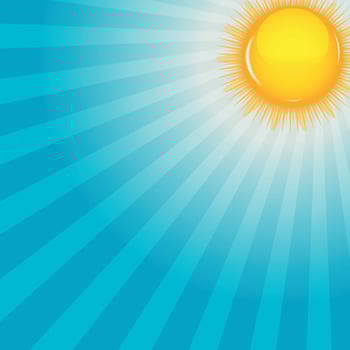 Cloud and sunny background vector illustration