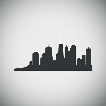 City wood application icons vector illustration