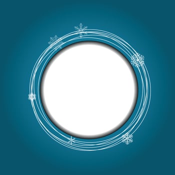 Christmas snowflakes background vector illustration