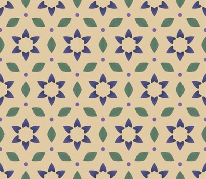 Floral seamless background. Pattern with flowers. vector