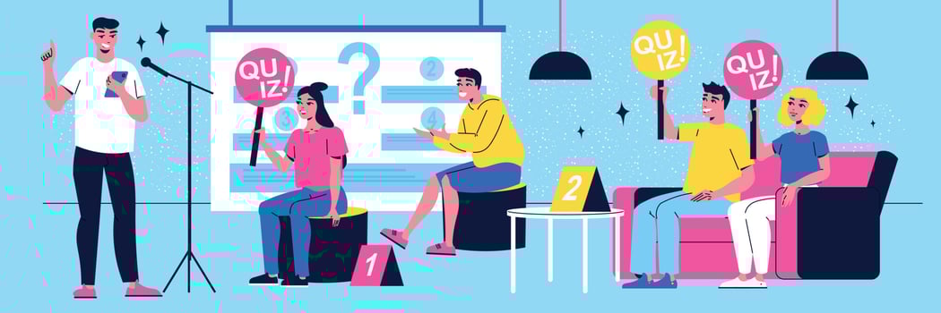 Tv Quiz Illustration vector