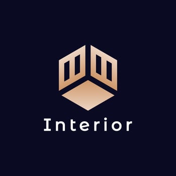 interior and furniture logo. template design. vector icon illustration.
