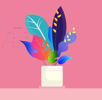 Exotic tropical leaves collection. Tropical leaves set. Exotic plants. Tropical leaves and flowers. Palm leaf, jungle trees. Jungle exotic leaf. Botanical, floral illustration. Isolated vector. vector