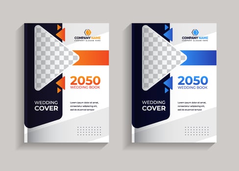 corporate business book cover design. social media post design template. web media marketing, professional corporate book cover outlet. creative flyer,  bi fold brochure, poster, magazine cover design vector