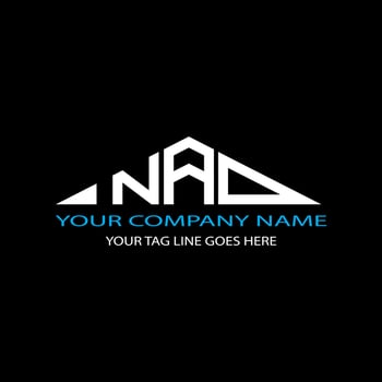 NAD letter logo creative design with vector graphic