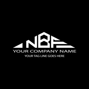NBF letter logo creative design with vector graphic