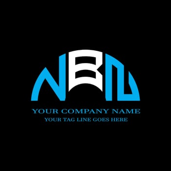 NBN letter logo creative design with vector graphic