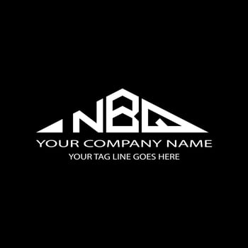 NBQ letter logo creative design with vector graphic