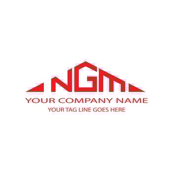 NGM letter logo creative design with vector graphic