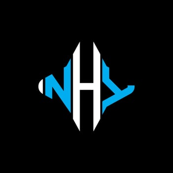 NHY letter logo creative design with vector graphic