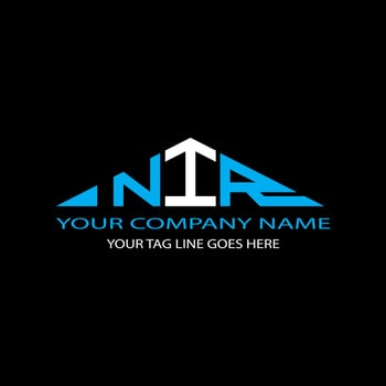 NIR letter logo creative design with vector graphic