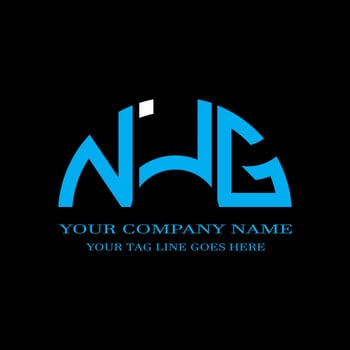 NJG letter logo creative design with vector graphic