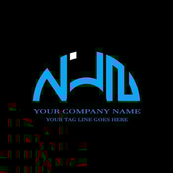 NJN letter logo creative design with vector graphic