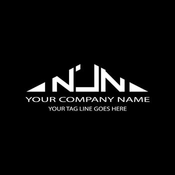 NJN letter logo creative design with vector graphic