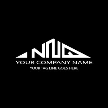NNQ letter logo creative design with vector graphic
