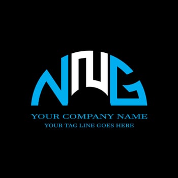 NNG letter logo creative design with vector graphic
