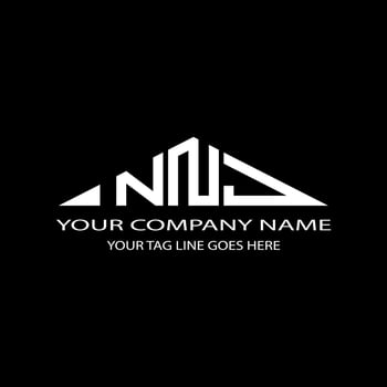 NNJ letter logo creative design with vector graphic