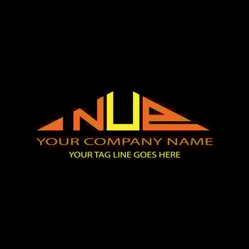 NUP letter logo creative design with vector graphic