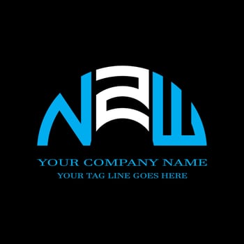 NZW letter logo creative design with vector graphic