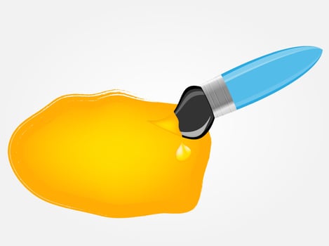Drawing and Writing tools icon vector illustration