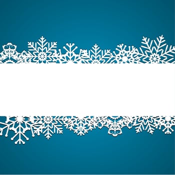 Christmas snowflakes background vector illustration