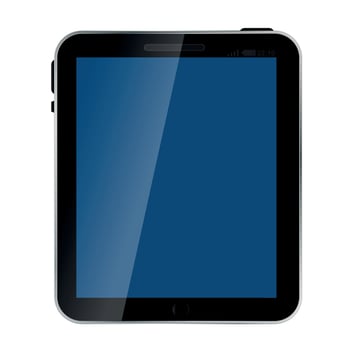 Abstract digital tablet vector illustration