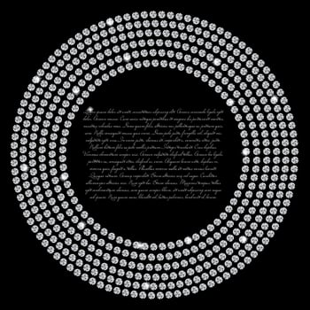 Abstract beautiful black diamond background vector illustration