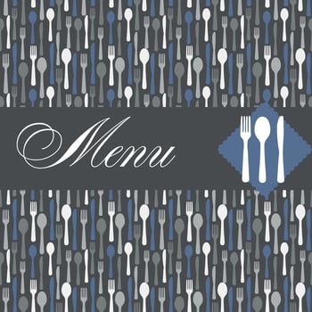 Restaurant menu template vector illustration