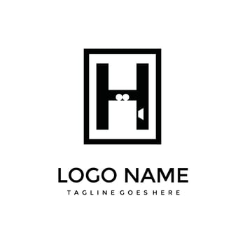Media Player Logo Template vector