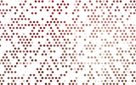 Light Red vector template in hexagonal style.