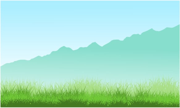 grass field background, grass mountain vector